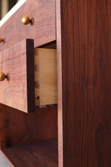 The Sarah - Walnut & Marble Nightstands